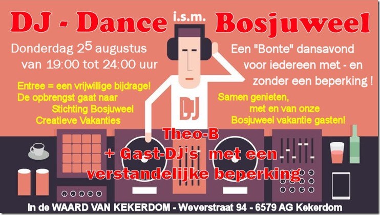 Dansavond t.b.v. Stichting Bosjuweel @ Wilderniscafé De Waard van Kekerdom | Kekerdom | Gelderland | Nederland